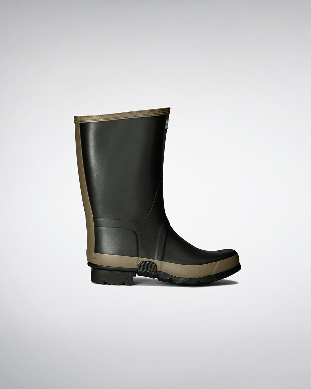 Botas de Lluvia Cortas Hunter Hombre - Gardener - Verde Oscuro Oliva - FGLPXQR-79